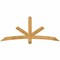 Ekena Millwork Alberta Rough Sawn Timber Gable Bracket, Western Red Cedar, 72"W x 30"H x 4"D x 4"F, 10/12 Pitch GBW072X30X0404ALB00RWR - alternate 1